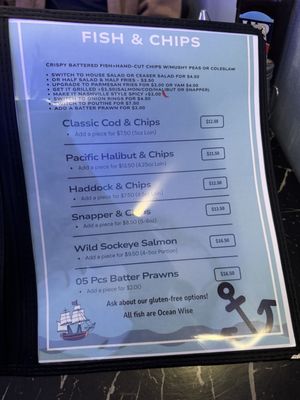 Menu photo 2 Windjammer Vancouver, BC Menu photo 2 Windjammer Vancouver, BC