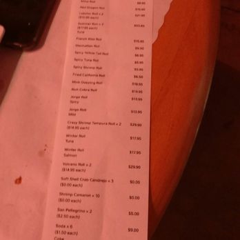 Kim's Sushi - Our huge bit totally worth it bill for 15 people. - Sushi Bars Near Me - West Orange, New Jersey Kim's Sushi - Our huge bit totally worth it bill for 15 people. - Sushi Bars Near Me - West Orange, New Jersey