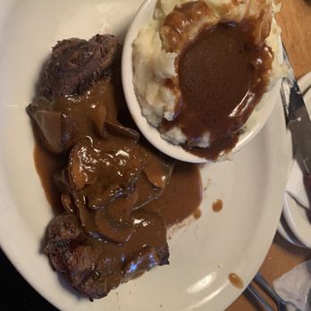 Texas Roadhouse - Medallion steak with mashed potatoes - Steakhouses Near Me - Manchester, New Hampshire Texas Roadhouse - Medallion steak with mashed potatoes - Steakhouses Near Me - Manchester, New Hampshire