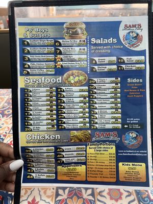 Menu photo 1 Sam's Southern Eatery Jacksonville Jacksonville, NC Menu photo 1 Sam's Southern Eatery Jacksonville Jacksonville, NC