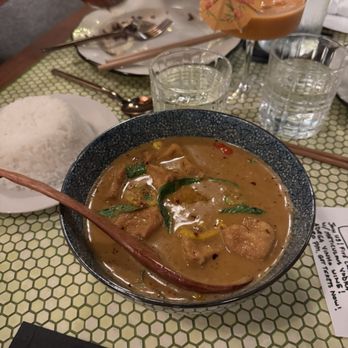 Street to Kitchen - Red Curry with pork - Thai Near Me - Houston, Texas Street to Kitchen - Red Curry with pork - Thai Near Me - Houston, Texas