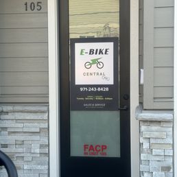 Exterior outside entrance of E Bike Central - Sherwood, Oregon Exterior outside entrance of E Bike Central - Sherwood, Oregon