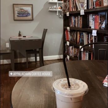 Appalachian Coffee House - Iced oat milk peppermint mocha latte - Coffee & Tea Near Me - Mount Nebo, West Virginia Appalachian Coffee House - Iced oat milk peppermint mocha latte - Coffee & Tea Near Me - Mount Nebo, West Virginia
