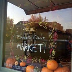 Minnesota Street Market - Fall window at The Market