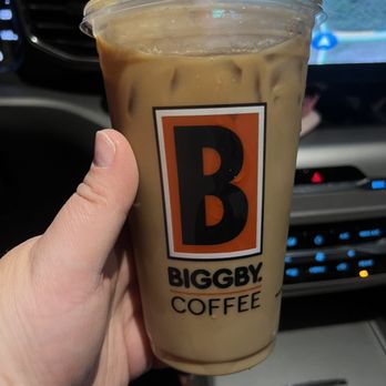 Biggby Coffee - Lissa's Lucious Latte, iced with no cold foam or whipped cream. Additional shot on free drink Friday! :) - Coffee & Tea Near Me - Winston-Salem, North Carolina