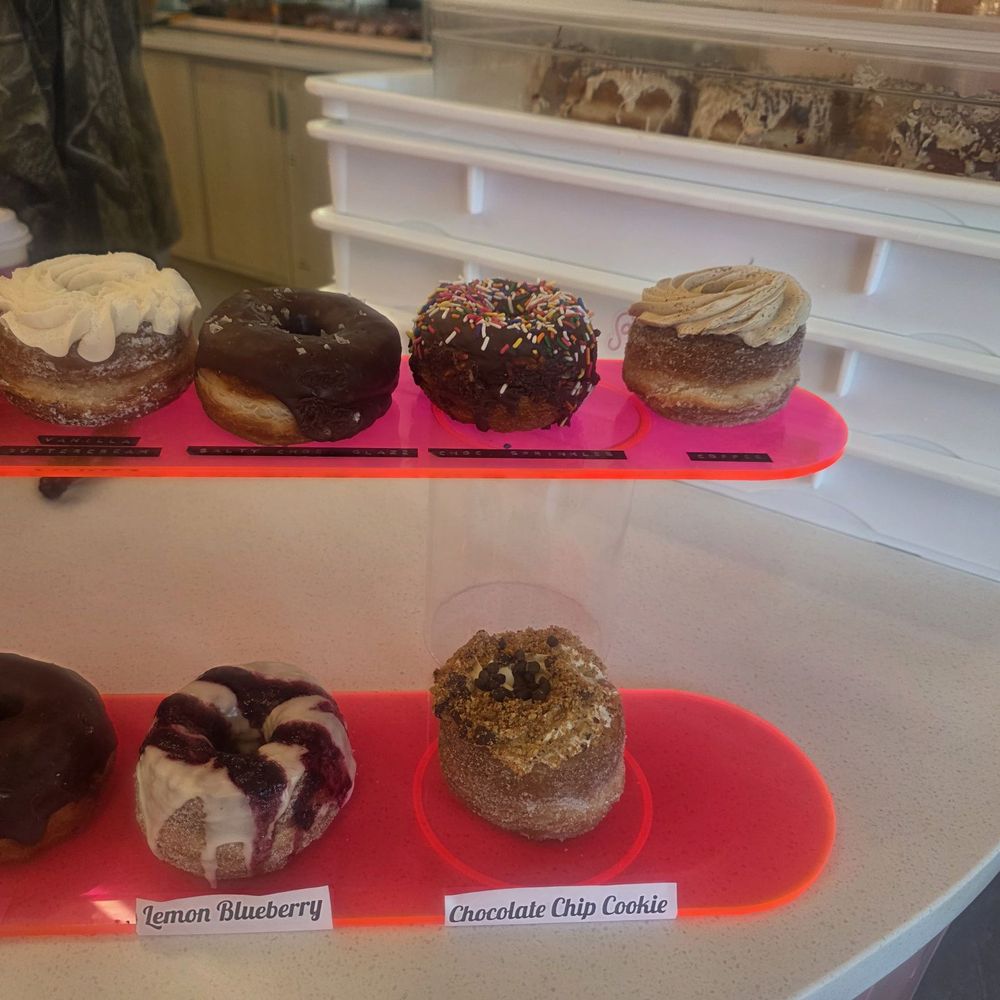 Scouts Doughnuts - Top level are classic flavors, bottom are seasonal/specialty. - Donuts Near Me - Greenville, South Carolina Scouts Doughnuts - Top level are classic flavors, bottom are seasonal/specialty. - Donuts Near Me - Greenville, South Carolina