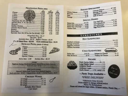 Menu photo 2 Mario & Salvo's DeWitt, NY