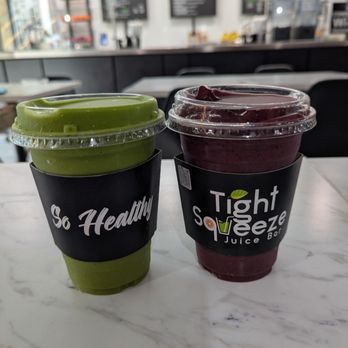 Tight Squeeze Juice Bar - My Joy smoothie + Acai Blast Super food smoothie. 10/10 - Juice Bars & Smoothies Near Me - Houston, Texas Tight Squeeze Juice Bar - My Joy smoothie + Acai Blast Super food smoothie. 10/10 - Juice Bars & Smoothies Near Me - Houston, Texas