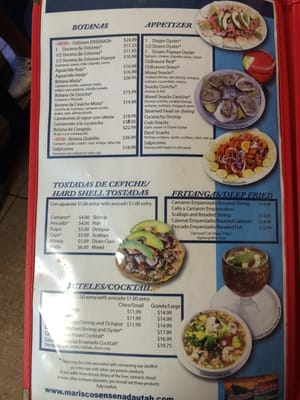 Menu photo 7 Mariscos Ensenada #1 Taylorsville, UT