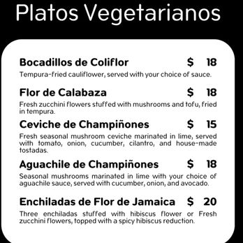 Alux Bar & Grill  - Menu (Vegetarian Options) - Mexican Near Me - Moreno Valley, California