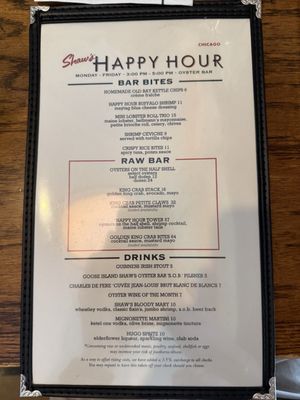 Menu photo 3 Shaw's Crab House Chicago, IL Menu photo 3 Shaw's Crab House Chicago, IL