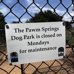 Pawm Springs Dog Park
