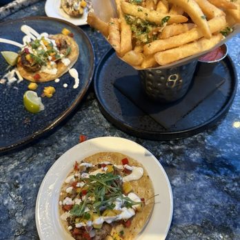 Smoke & Mirrors - Jerk Shrimp tacos and truffle fries - Bars Near Me - Washington Dc, District of Columbia