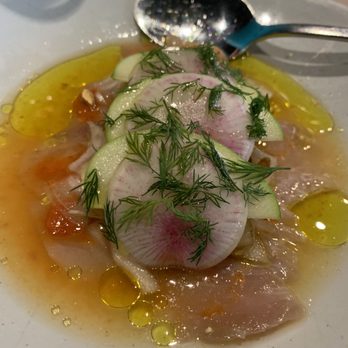 Piccalilli - Hamachi crudo - Asian Fusion Near Me - Culver City, California