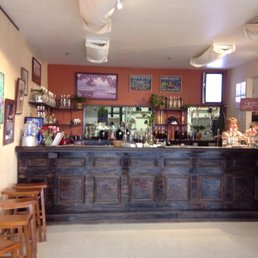 Bar area with comfortable seating (not shown in this photo) and light snacks