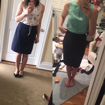 Magic Tailor - A before and after of a frumpy skirt, I thought I'd have to buy a whole new suit - Sewing & Alterations Near Me - Toronto, Ontario