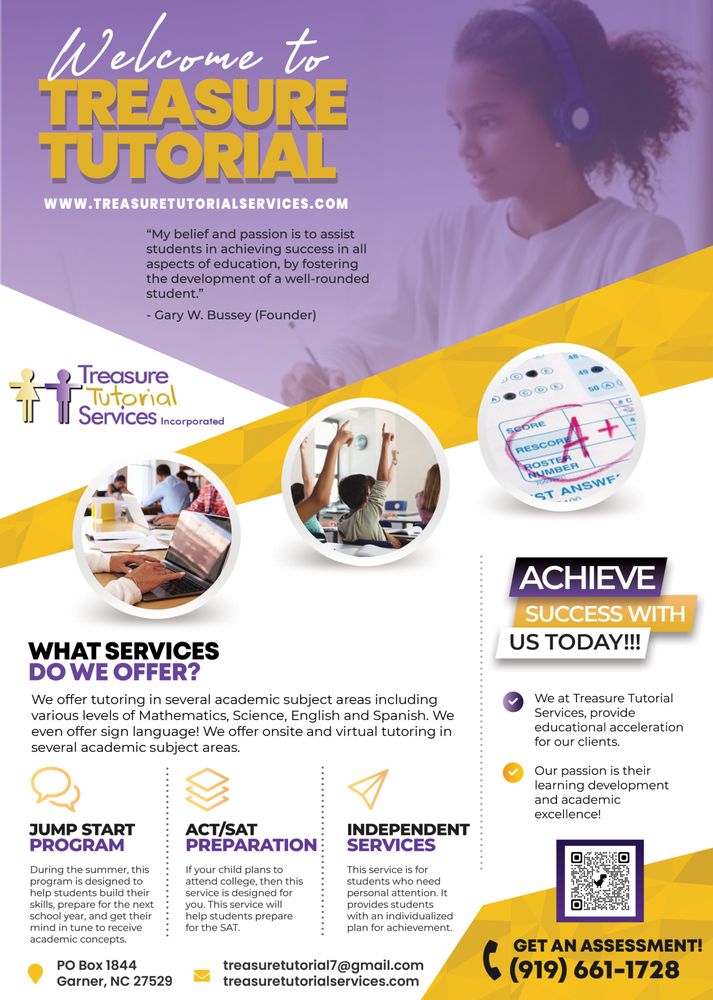 Treasure Tutorial Services - reading tutor in Garner, NC