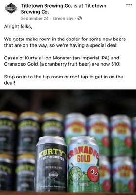 Titletown Brewing Company & Sky Lounge w Rooftop Patio by null