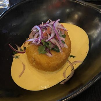 Pollos & Jarras - The Causa Crocante! - Peruvian Near Me - Miami, Florida