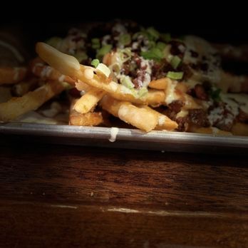 FED - These loaded fries are life with real bacon, a great happy hour menu item - New American Near Me - Stockton, California