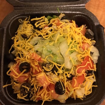 Fox's Pizza Den - a salad in a container - Pizza Near Me - Leesville, Louisiana