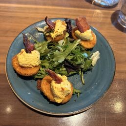 Crispy Deviled Eggs
