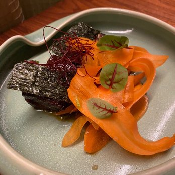 Uchi Miami - Wagyu ninjin - short rib, five spice carrot, toasted nori - Asian Fusion Near Me - Miami, Florida