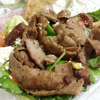 Yiassoo - This is what you call heaven! Gyro salad - Greek Near Me - Campbell, California Yiassoo - This is what you call heaven! Gyro salad - Greek Near Me - Campbell, California