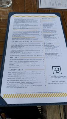 Menu photo 4 The Boathouse Restaurant Kennebunkport, ME