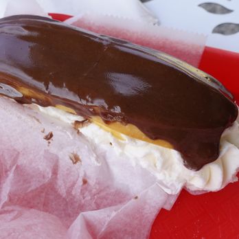 Mortensen's Danish Bakery - Chocolate Eclair - Bakeries Near Me - Solvang, California