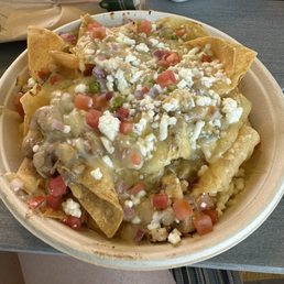 Chicken nachos Chicken nachos