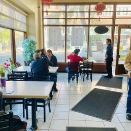 Small dine-in spot.