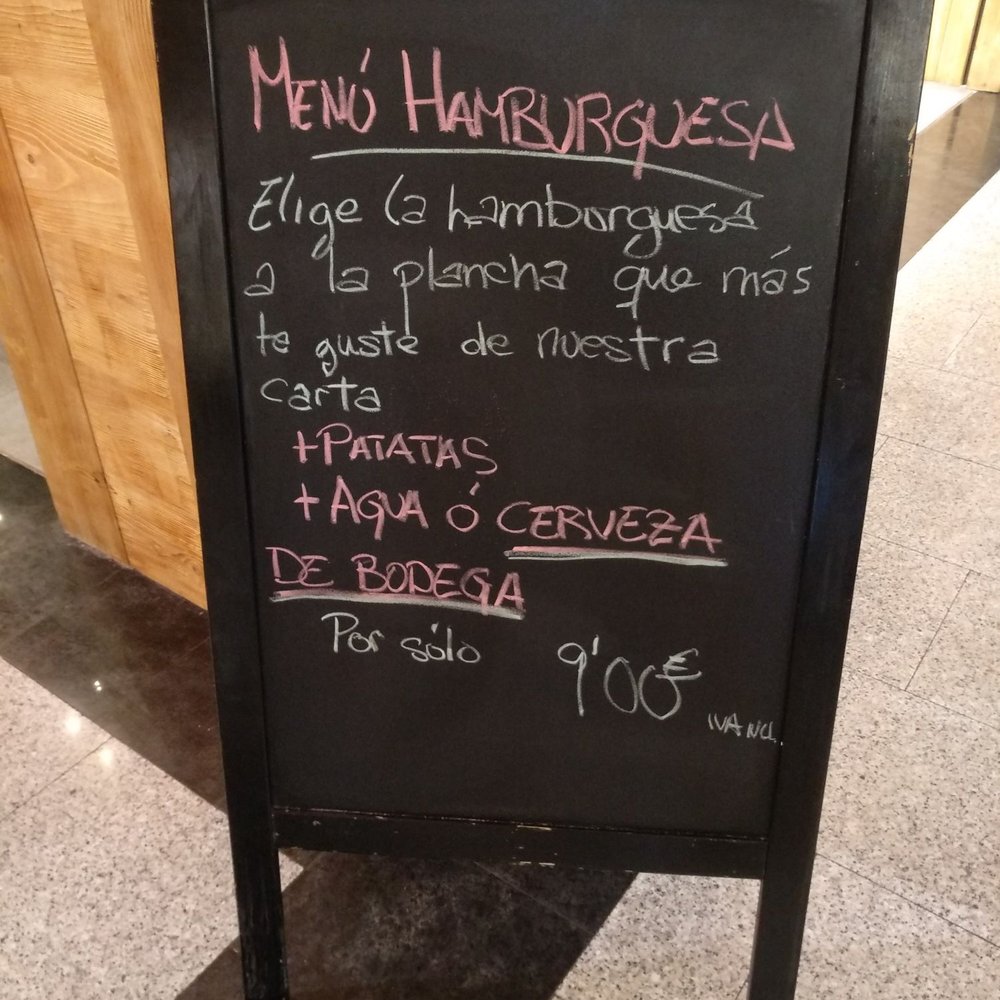 Baskian - House special. Burger, fries and beer for €9. - Burgers Near Me - Bilbo, BI