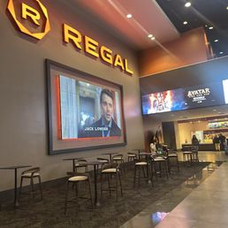 Seating area near bar