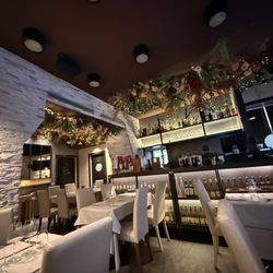 Inside the restaurant