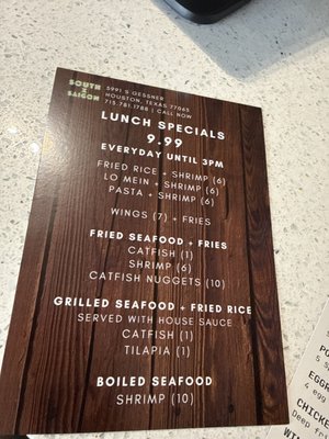 Menu photo 6 South By Saigon Houston, TX Menu photo 6 South By Saigon Houston, TX