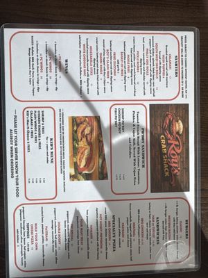 Menu photo 4 Roys Crab Shack Apple Valley, CA