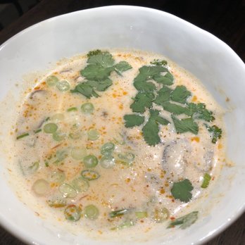 S.K.Y. - Chicken and coconut milk soup - New American Near Me - Chicago, Illinois
