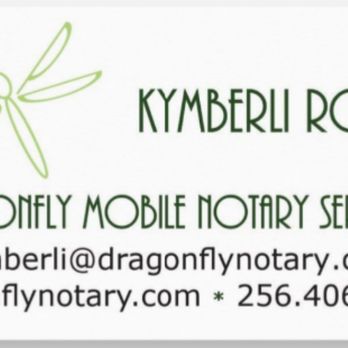 Dragonfly Mobile Notary Services - Business Card Front - Notaries Near Me Dragonfly Mobile Notary Services - Business Card Front - Notaries Near Me