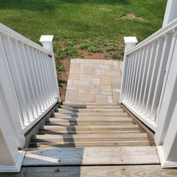 Landscapes Unlimited CNY - View as you're walking down the steps is actually disorienting