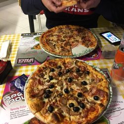 Pino's Pizza - Meat Pizza, large.