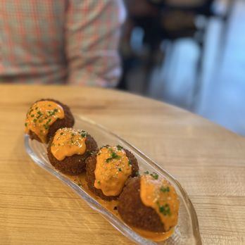 Goodtime Bar - Arancini with the most flavorful kimchi aioli - Wine Bars Near Me - San Jose, California