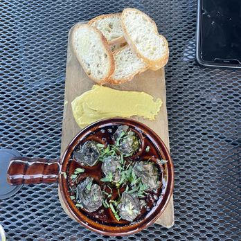 Bar Purlieu - Escargot- different presentation. My husband's favorite - French Near Me - Eugene, Oregon Bar Purlieu - Escargot- different presentation. My husband's favorite - French Near Me - Eugene, Oregon