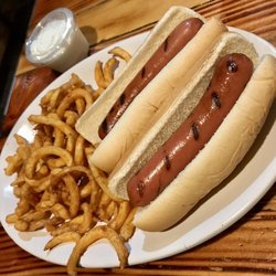 Harvard Tavern - Hot dogs and curly fries
