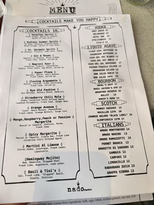 Menu photo 2 Nado Republic Coronado, CA