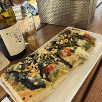 Russian River Vineyards - Pesto balsamic glaze focaccia - Wineries Near Me - Forestville, California