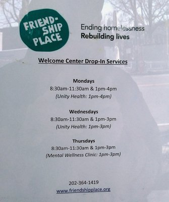 Friendship Place Community Resource Center