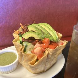 El Pastor taco salad