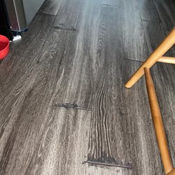 Sky Properties - How do you fix floors with giant gaps in them? Fill them with silicone and leave a mess everywhere