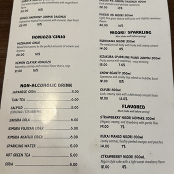 Ryoshi Sushi & Izakaya - Menu - Sushi Bars Near Me - Bend, Oregon